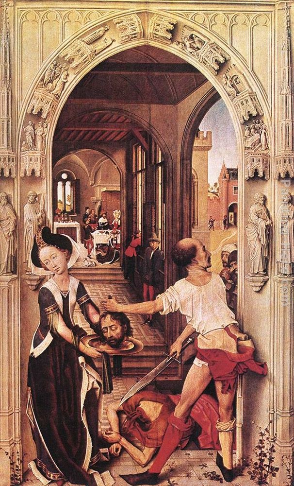 Rogier van der Weyden St John the Baptist altarpiece - right panel